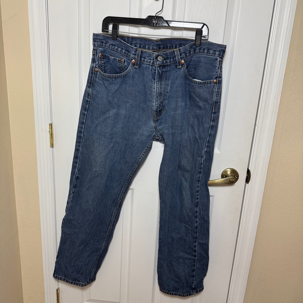 Levi’s 505 jeans size 36x30 100% cotton denim jeans